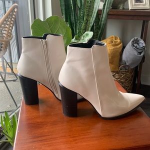 Boutique White Booties